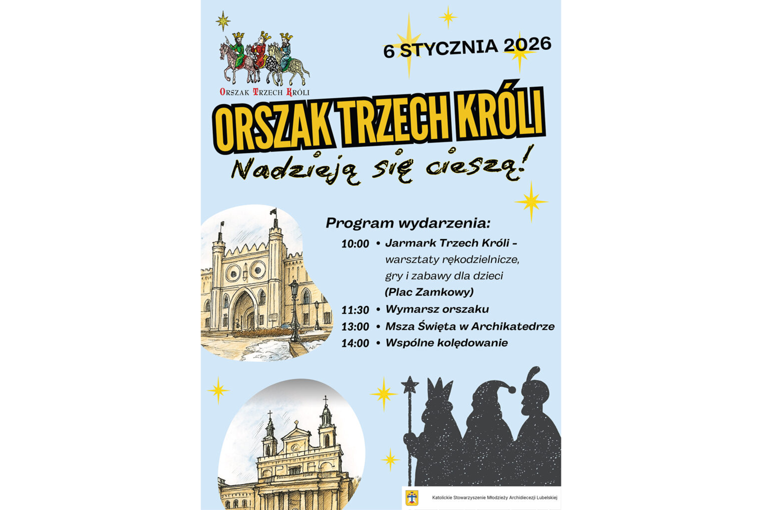 Orszak Trzech Króli 2026 w Lublinie